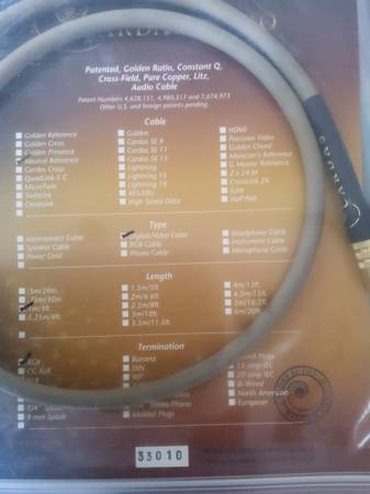 Cardas Digital Video Cable 1