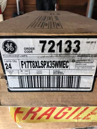 F17t8 fluorescent bulbs 1