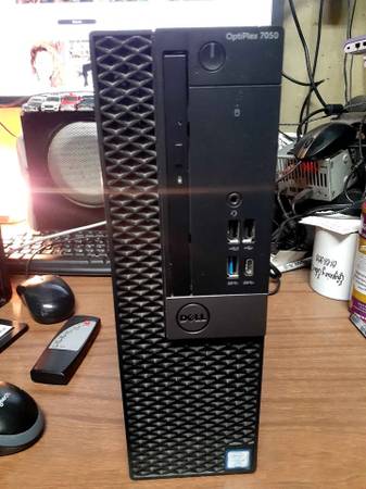 Dell Optiplex 7050 pc intel Core I7 7th gen 3.20ghz X8 Threads 16gb 25 1