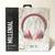 iJoy Millenial Bluetooth Over Ear Headphones - Black / Pink 2 thumbnail