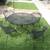 Vintage Woodard Wrought Iron Patio Set-Table+4 Chairs-1950's 7 thumbnail