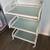 Glass cart with 3 shelves and wheels 2 thumbnail