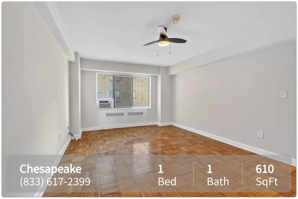 Incredible space. Inviting location. 1 bd 1 ba. Make a home with us! 1
