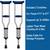 NEW Carex Folding Crutches Universal Size A99500 Light adjustable 41" 5 thumbnail