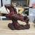 Large Red Horse on Wood Base 4 thumbnail