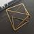 Gold geometric candle holders, bundle, decorative pieces, & vases 2 thumbnail