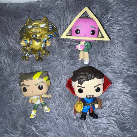 4 Funko Pops - Dr. Strange Bakugan Ajit Pharol Seinfeld George 1