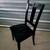 Black round dining table with 2 chairs 6 thumbnail