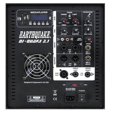 Sound DJ-Quake 1&2 Amplifier & 12-Inch Subwoofer 1200-Watt 1