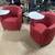 Global " Sirena Series" Mobile Lounge Chairs with Tablet Arm 1 thumbnail