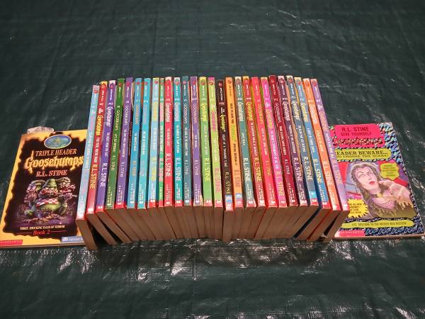 R.L. Stine Goosebumps Books 90s Vintage Bundle Lot of 29 1