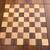 Vintage Drueke Solid Walnut and Birch Parquetry wood chess board table 4 thumbnail