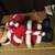 DISNEY MOVING MICKEY MOUSE AS SANTA W/LARGE CANDY CANE 26" SANTAS BEST 4 thumbnail