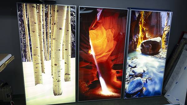 Light Boxes for window display 1