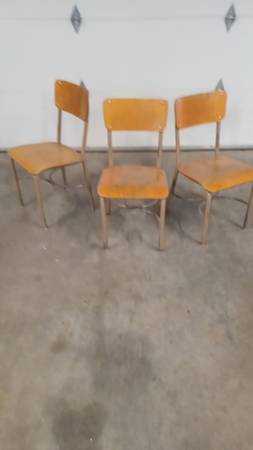 Old School Desk Chairs 1