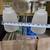 Brushed nickel and glass chandelier and 2 other fixtures ! 5 thumbnail