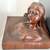 Antique Dante and Beatrice Bronze Bookends by Jennings Brothers 12 thumbnail