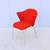 Contemporary Modern EOOS for Coalesse Capa Stackable Red Guest Chair 1 thumbnail