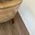 Vintage Tan Distressed Tufted Leather Chair on Casters by Schafer Bros 13 thumbnail