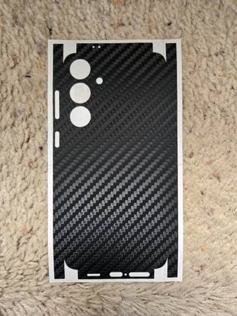 Samsung Galaxy S24 Plus Slick Wrap 3M Carbon Fiber Skin 1