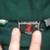 vintage Rod Laver warmup jacket, dark green w/ white striping 2 thumbnail