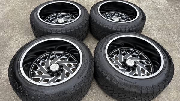 24x14 FORGED DEEP DISH RIMS AND TIRES 8 lug - $3,000 (Auburn)63470088547329120
