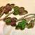 Vintage Sterling Silver 925 Gemstone Hinged Bangle Bracelet 3 thumbnail
