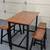 Solid Wood  4-piece Counter Height Table Set 10 thumbnail