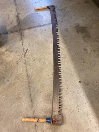 Vintage 72" Logging Saw 1
