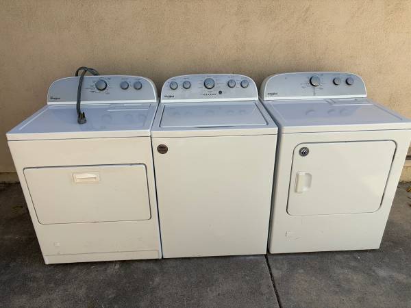 Whirlpool Washer & Dryer Set Gas or Electric 220-Volt Option available 1