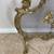Vintage Brass French Rococo Ornate Etched Cherubs Fireplace Screen Spa 4 thumbnail
