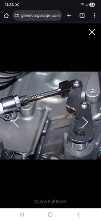 Brand New, Never Installed
Clutch Pull Relief
For All VTX 1300, Fury and Stateli 1