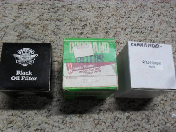 Norton Commando oil filters 1