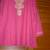 New, Pink with Black, Soft Blouse Top, Size L 14 thumbnail
