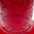 Very Large Etched Red Blown Glass Flower Vase Bottom Signed Excellent Condition 9 thumbnail