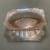 Pink Depression glass serving bowl 1 thumbnail