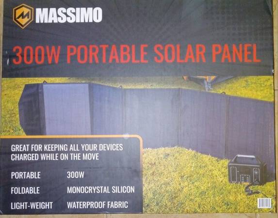 300w Portable Solar Panel Kit For Camping Rv Fishing 1