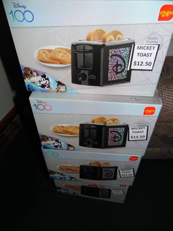 Mickey Mouse Toaster $12.50--New in Box-Half Price-- 1