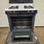 B1231 Hotpoint Black/White Gas Range Stove Oven 7 thumbnail