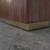 CB2 Peak Media Console w/ Gold Base As-Is 15 thumbnail