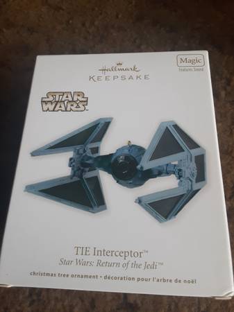 Hallmark Star  Wars  TIE Interceptor -New Never  Opened 1