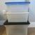 13- Large Plastic Storage Box w/ Latching Lid- Tote Box-Storage Tubs 13 thumbnail
