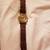 Relic Brown Braided Leather Watch. Needs Battery 1 thumbnail