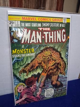 The Man-Thing Marvel 1974 #7 A monster stalks 1