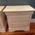 Pair of Vintage cream 2 drawer night stands 4 thumbnail