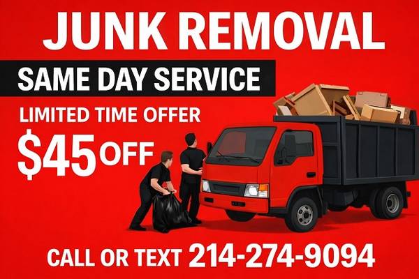 Local Junk Removal Experts –Starting From $40 Quick & Hassle-Free 1