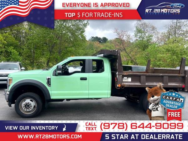 2018 Ford Super Duty F550 F 550 F-550 DRW Super Duty F 550 DRW Super D - $47.950 (RT 28 MOTORS)63470891975937121