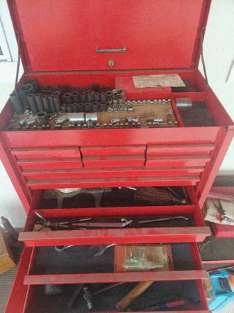 Snap On toolbox with tools 1