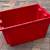 Great sturdy red bin for storage / organization / travel 2 thumbnail