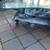 Vintage driftwood / glass boomerang coffee table B87 4 thumbnail